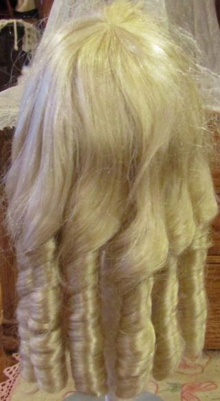 G175 Vintage 12 - 13 " Doll Wig For Antique French Or German Bisque Doll