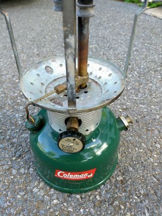Vintage 1963 Coleman Green 2 - Mantle Lantern Model 220E Sunshine of the Night 3