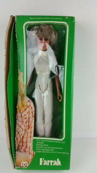 Vintage Farrah Fawcett Doll By Mego Corp 1977