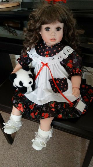 Lloyd Middleton 24 " Royal Vienna Doll “maria” 33/400 Signed Gail Shumaker