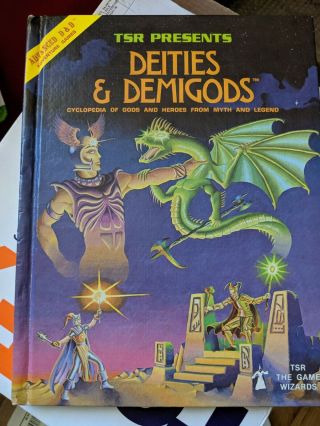Vintage 1980 Dungeons & Dragons Advanced Deities & Demigods Book 1st Edition 4