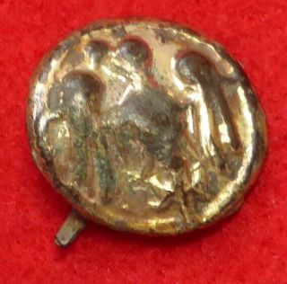 Roman Gilt Bronze Eagle Stud