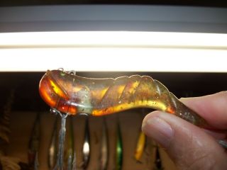 Vintage Doug English Bingo Shorty Shrimp Color Texas Fishing Lure