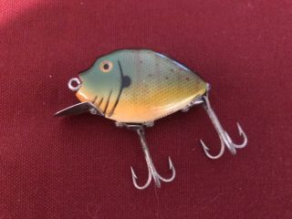Vintage Heddon 9630 Sun Punkinseed Spook Antique Fishing Lure Sunfish Near
