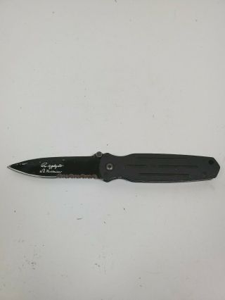 Gerber Mini Covert Liner Lock Knife Combo Serrated Edge