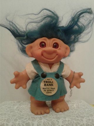 1961 Vintage Troll Bank Thomas Dam 7 " All With Instructional Sticker