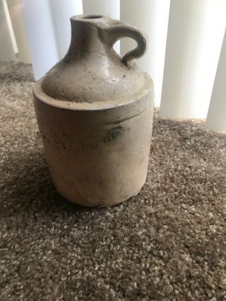 Unearthed Stoneware Whiskey Jug Crock Pottery Country Decor Vintage Antique Rare