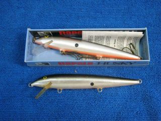 Rapala Husky 13 Topwater Fishing Lures Two Vintage Wood Lures H13 - Sd One Is Nib