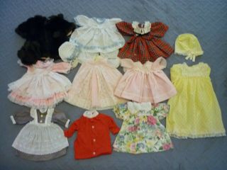 Vintage Baby Doll Clothes Pajamas Dresses Coat Gotz,  Alexander For 15 " - 18 " Doll