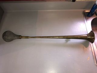 Antique Vintage Brass Squeeze Bulb Car Horn
