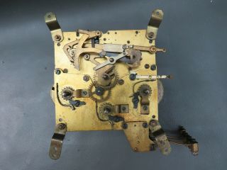 Vintage Kienzle mantel clock movement and chimes for repair or spares 3