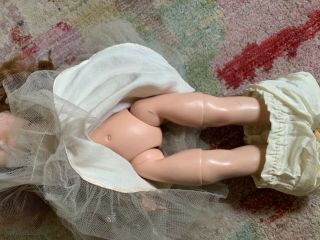 Antique Bride Doll Jointed Limbs W Shoes Old 15” Composition