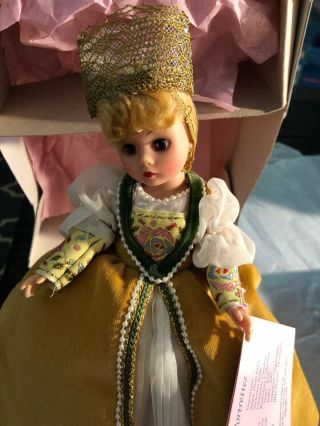 Vintage Madame Alexander Doll Rapunzel 8 " W/ Arm Tag Stand Box 1131