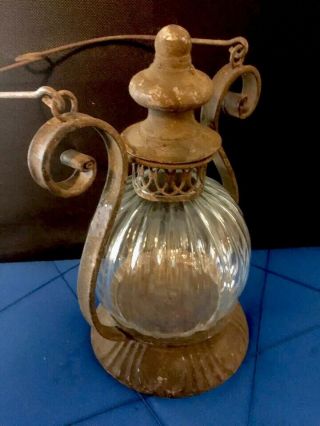 Vintage? Hanging Candle Lamp Lantern Carry