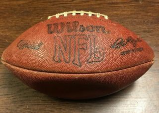 Nfl Wilson Pete Rozelle Vintage Football 1980’s Game Ball