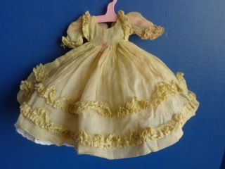Vintage Madame Alexander Dress For 11 " Composition Scarlett Doll Gwtw