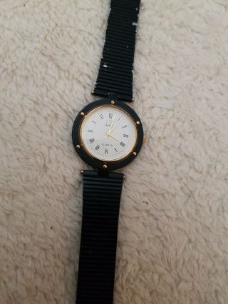 Vintage Dunhill Quartz Watch Order Wear To Strap See. 4