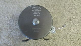 Vintage Shakespeare No.  1824 Ok Automatic Fly Fishing Reel - Stripping - Usa