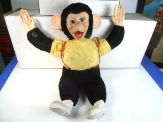Vintage 20 " Happy Monkey Chimp Chimpanzee Doll Mr Bim Zippy Zip