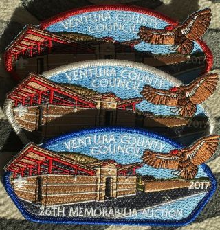 Ventura County Council,  Bsa Csp 26th 2017 Red,  White,  And Blue Borders