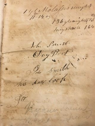 Antique Handwritten Day Ledger 1847 - 8152 Luzerne County PA 4