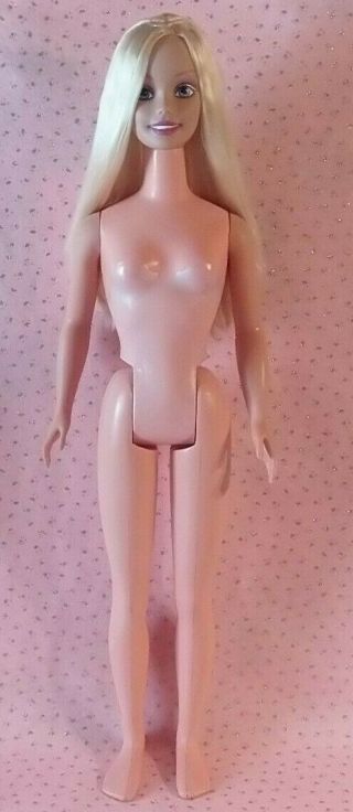 Vintage 1992 Mattel My Life Size Barbie Girl Doll 38 " Blonde Nude