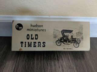 Vintage Hudson Miniatures Old Timers In Orig.  Box - 1911 Maxwell