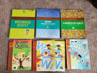 Girl Scout Brownie Journey Leader Book Brownie Quest,  Wow World And Student Book
