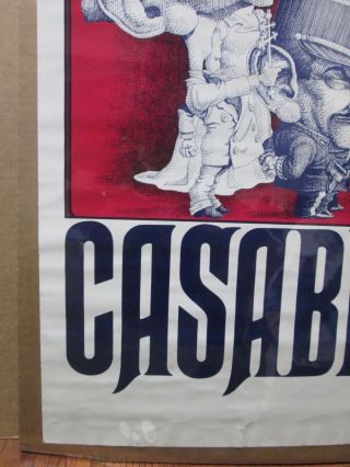Casablanca 1970 Vintage Poster movie inv 1809 4