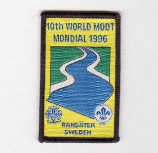 Official Participants Patch For The 10th World Moot In Sweden 1996