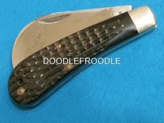 Vintage 1975 Case Xx 61011 Hawkbill Hookbill Pruner Knife Knives Pocket Folding