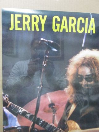 Jerry Garcia Vintage Poster rock band greatful dead 1979 Inv G2528 3