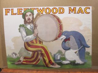 Vintage Poster Fleetwood Mac British - American Rock Band Inv G188