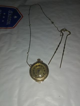 Vintage Mini Pocket Watch With A Hairpin