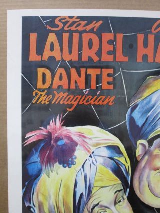 A - haunting we will go Laurel Hardy The Magician Vintage reprint 1970 ' s inv 1722 3