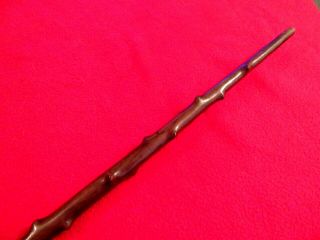 19TH CENTURY ANTIQUE HAND CARVED KNOBBLY THORN WOOD WALKING CANE 3