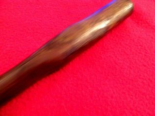 19TH CENTURY ANTIQUE HAND CARVED KNOBBLY THORN WOOD WALKING CANE 4