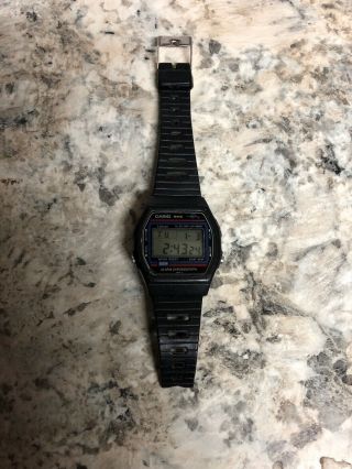 Vintage Casio Marlin W - 24 - A Lcd Watch 1980s 1990s 80s 90s W - 24 Battery