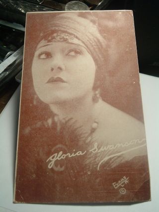 Antique Promo Advertising Card Mccoy Theater Gloria Swanson Baltimore