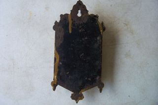 Antique/Vintage Matchstick Holder Wall Decor,  Cast Iron 2