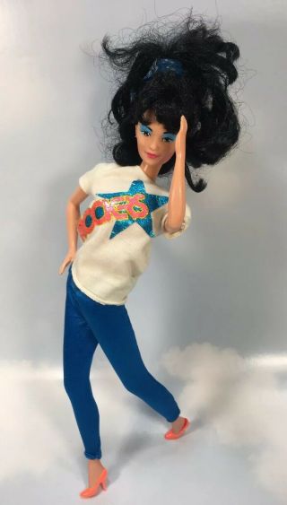 1986 Barbie and the Rockers DANA Doll Miko Kira Asian redressed dancin ' 3158 3