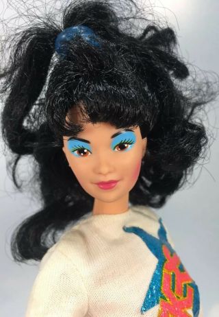 1986 Barbie and the Rockers DANA Doll Miko Kira Asian redressed dancin ' 3158 4