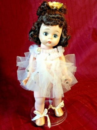 Vintage Madame Alexander Wendy Kins Alex Ballerina Doll Black Hair Blue Eyes 2
