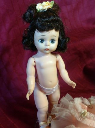 Vintage Madame Alexander Wendy Kins Alex Ballerina Doll Black Hair Blue Eyes 5