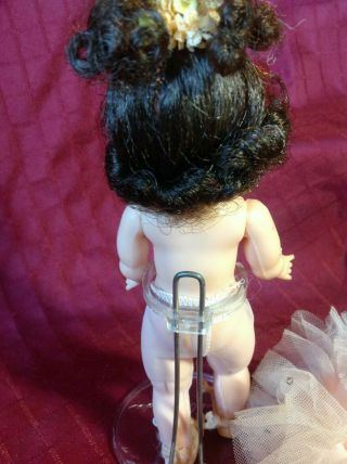 Vintage Madame Alexander Wendy Kins Alex Ballerina Doll Black Hair Blue Eyes 6