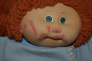 CABBAGE PATCH KIDS DOLL RED PONY TAILS Outfit Diaper 1980 ' s COLECO 5