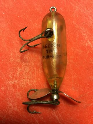 Vintage Heddon Tiny Torpedo Fishing Lure 2
