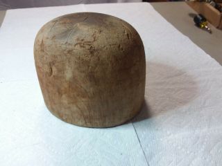 Awesome Vintage Hat Mold Great Patina Size 6 5/8.  1218 Stamed On Bottom