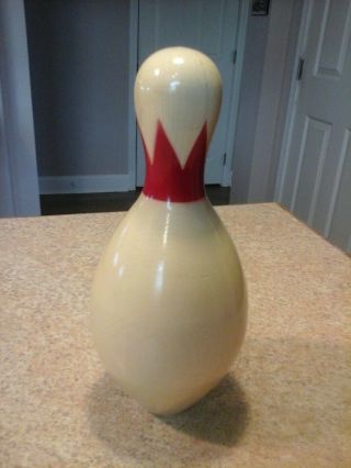 Vintage Brunswick QUEEN Red Crown Duck Pin NDPBC Official Bowling Pin 5
