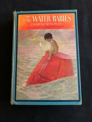 Antique Book - The Water Babies By Charles Kingsley Illus By Jessie Willcox Smith